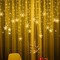 Plastic LED Snowflake String Lights for Christmas Hanging Decor